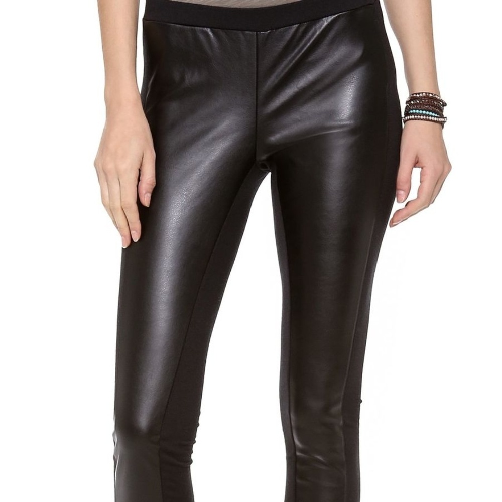Splendid Women's Downtown Faux Leather Leggings M